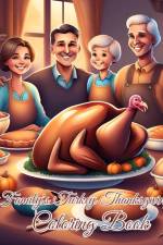 Family's Turkey Thanksgiving Coloring Book af Thy Nguyen