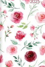 Miniplaner Style Rosenblüten 2025 - Taschen-Kalender 9x15 cm - Weekly - 64 Seiten - 1 Seite 1 Woche - Notiz-Heft - Alpha Edition af Alpha Edition