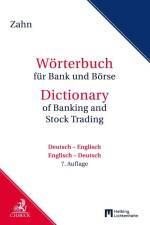 Wörterbuch für Bank und Börse af Hans E. Zahn