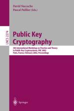 Public Key Cryptography af Pascal Paillier