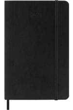 Moleskine 12 Monate Monats Notizkalender 2024 A6 Kt Schwarz
