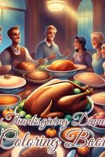 Thanksgiving Dinner Coloring Book af Thy Nguyen