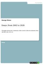 Essays. From 2002 to 2020 af George Dimos