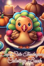 Super Cute Thanksgiving Coloring Book af Thy Nguyen