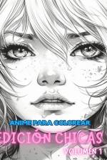 Libro para colorear anime EDICIÓN CHICAS VOLUMEN 1 af Adult Coloring Books