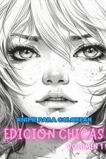 Libro para colorear anime CHICAS VOLÚMEN 1 af Adult Coloring Books