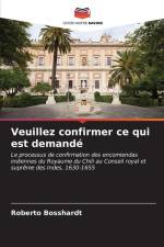 Veuillez confirmer ce qui est demandé af Roberto Bosshardt