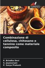 Combinazione di cellulosa, chitosano e tannino come materiale composito af P. Brindha Devi