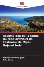 Assemblage de la faune du récif artificiel de l'estuaire de Miyani Gujarat Inde af Arti Maheshbhai Joshi
