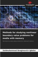 Methods for studying nonlinear boundary value problems for media with memory af Saidmuhammad Ibragimovich Igbolov