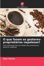 O que fazem os gestores-proprietários nepaleses? af Raju Uprety