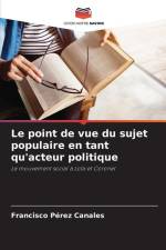 Le point de vue du sujet populaire en tant qu'acteur politique af Francisco Pérez Canales