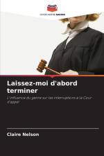 Laissez-moi d'abord terminer af Claire Nelson