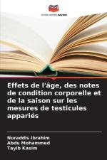 Effets de l'âge, des notes de condition corporelle et de la saison sur les mesures de testicules appariés af Nuraddis Ibrahim