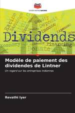 Modèle de paiement des dividendes de Lintner af Revathi Iyer