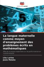 La langue maternelle comme moyen d'enseignement des problèmes écrits en mathématiques af Lito Larino