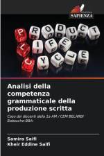 Analisi della competenza grammaticale della produzione scritta af Samira Saifi