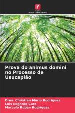 Prova do animus domini no Processo de Usucapião af Dres. Christian Mario Rodríguez