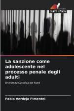 La sanzione come adolescente nel processo penale degli adulti af Pablo Verdejo Pimentel