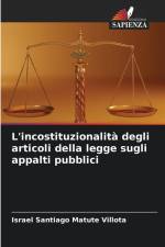 L'incostituzionalità degli articoli della legge sugli appalti pubblici af Israel Santiago Matute Villota