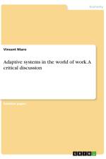 Adaptive systems in the world of work. A critical discussion af Vincent Ntaro