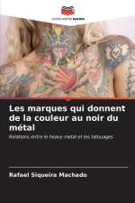 Les marques qui donnent de la couleur au noir du métal af Rafael Siqueira Machado