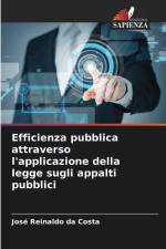 Efficienza pubblica attraverso l'applicazione della legge sugli appalti pubblici af José Reinaldo Da Costa