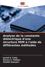 Analyse de la constante diélectrique d'une structure MIM à l'aide de différentes méthodes af Juned A. Foda