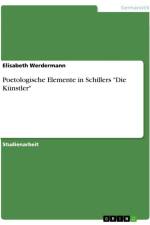 Poetologische Elemente in Schillers 