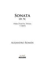 Sonata para flauta, viola y arpa, Op. 9c af Alejandro Román