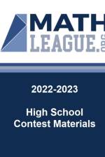 2022-2023 High School Contest Materials af Tim Sanders