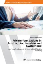 Private foundations in Austria, Liechtenstein and Switzerland af Polina Konstantinova