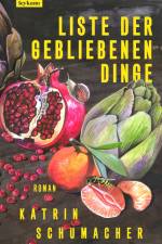 Liste der gebliebenen Dinge af Katrin Schumacher