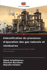 Intensification du processus d'épuration des gaz naturels et résiduaires af Ojbek Aripdzhanov