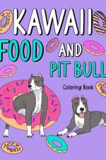 Kawaii Food and Pit Bull Coloring Book af Paperland