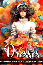 Dresses Coloring Book for Adults and Teens af Ariana Raisa