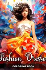 Fashion Dresses Coloring Book af Ariana Raisa