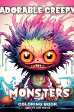 Adorable Creepy Monsters Coloring Book for Adults and Teens af Camelia Camy