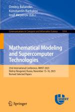 Mathematical Modeling and Supercomputer Technologies af Dmitry Balandin