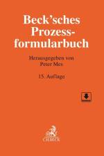 Beck'sches Prozessformularbuch af Peter Mes