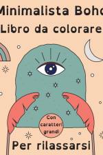 Boho Minimalista Libro de Colorear con Letra Grande para Relajarse af Marc Harrett