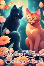 Cats and Flowers Coloring Book af Thy Nguyen