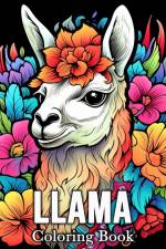 Llama Coloring book af Mandykfm Bb