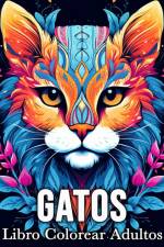 Gatos Libro Colorear Adultos af Mandykfm Bb