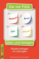 Die vier Fälle - Nominativ, Genitiv, Dativ, Akkusativ üben und festigen af Ann Cathrin Thanuskody