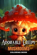 Adorable Creepy Mushrooms Coloring Book af Camelia Camy