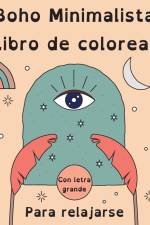 Boho Minimalista Libro de Colorear con Letra Grande para Relajarse af Marc Harrett