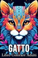 Gatto Libro Colorare Adulti af Mandykfm Bb