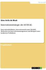 Innovationsstrategie der AUDI AG af Gino Avila de Block