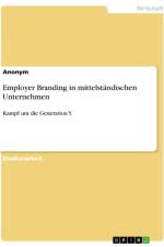 Employer Branding in mittelständischen Unternehmen af Anonymous
